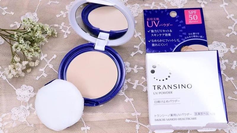 Phấn nền Transino UV Powder SPF50 PA++++ hộp 12g Nhật Bản1