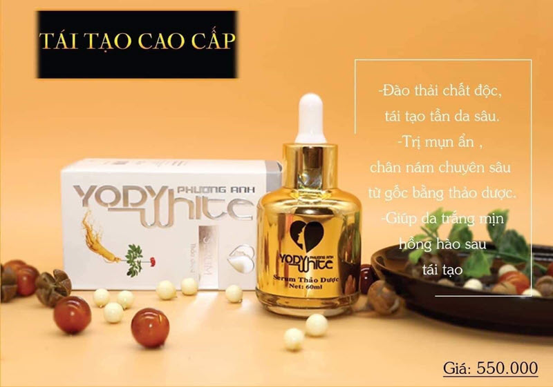 Serum thảo dược tái tạo cao cấp Yody White Phương Anh