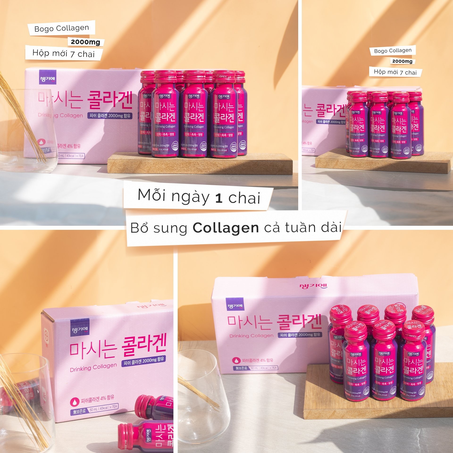 Review Top 5 Collagen Hàn Quốc dạng nước tốt nhất