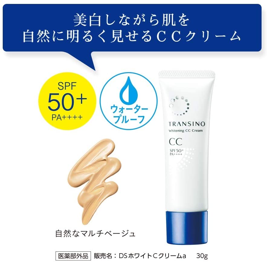 Kem Trang Điểm Dưỡng Trắng Da Transino Whitening Cc Cream Spf50 30g