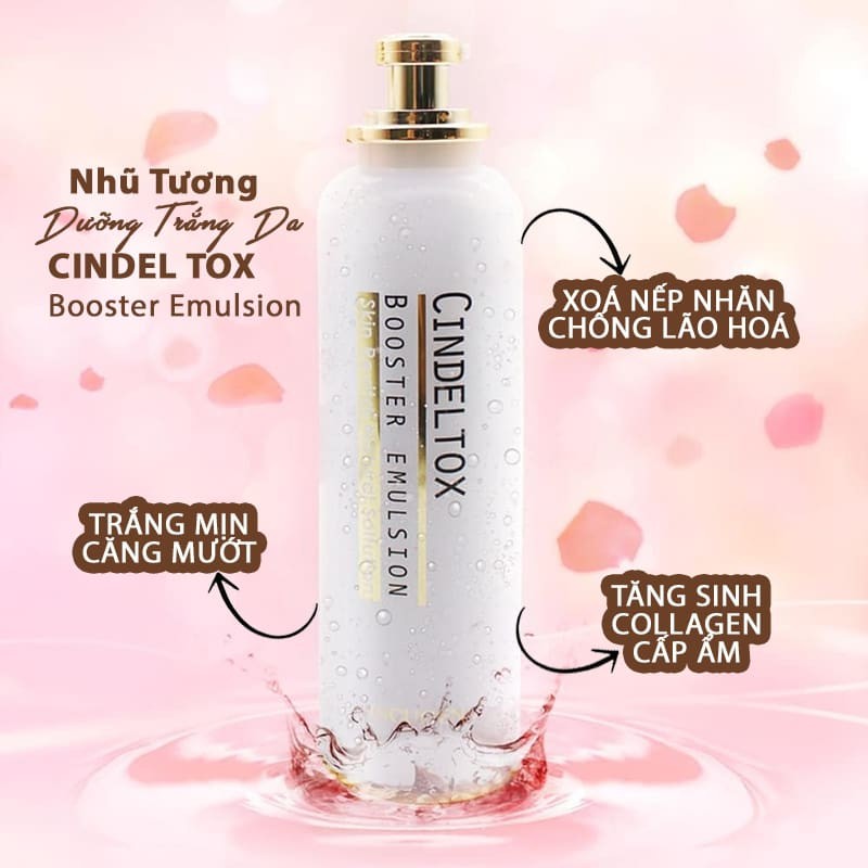 CINDEL TOX BOOSTER EMULSION - Nhũ tương tăng cường hồi sinh làn da em bé