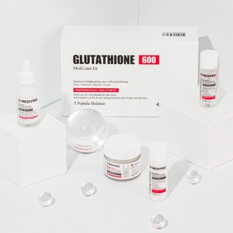 Bộ Dưỡng Trắng Cấp Ẩm Phục Hồi Da Medi-Peel Glutathione 600