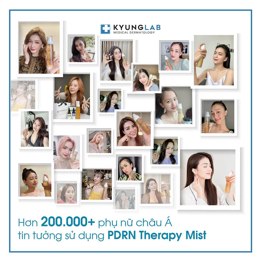 công dụng xịt khoáng dưỡng ẩm kyunglab pdrn therapy mist myphamhera.com