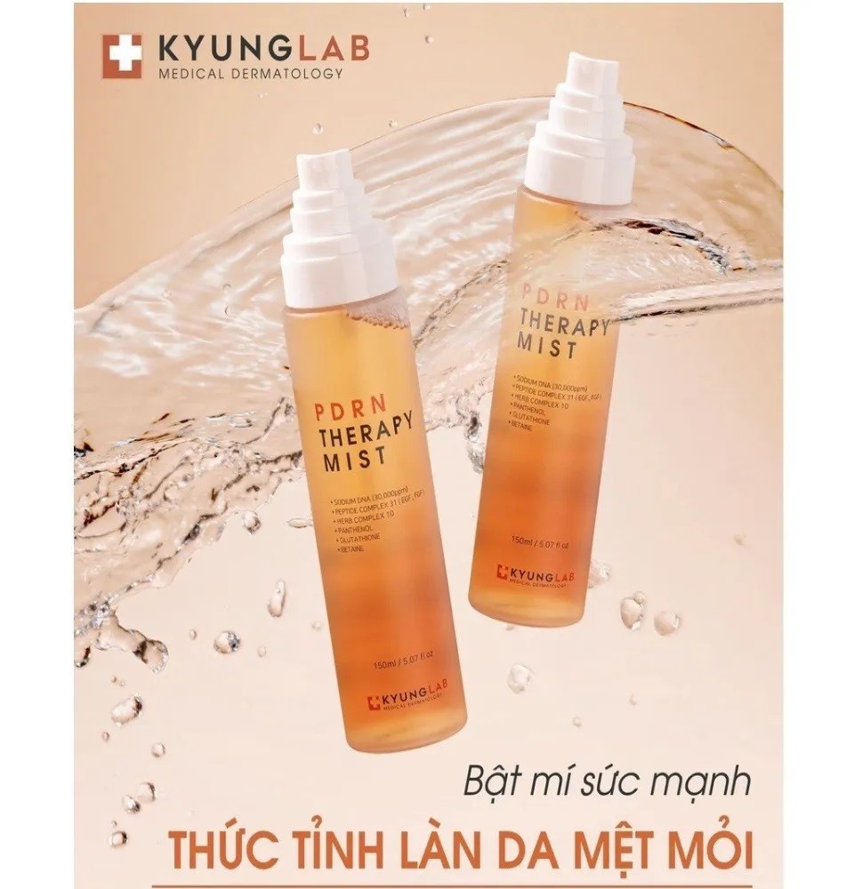 xịt khoáng dưỡng ẩm kyunglab pdrn therapy mist myphamhera.com