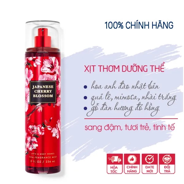 Xịt Thơm Toàn Thân Cherry