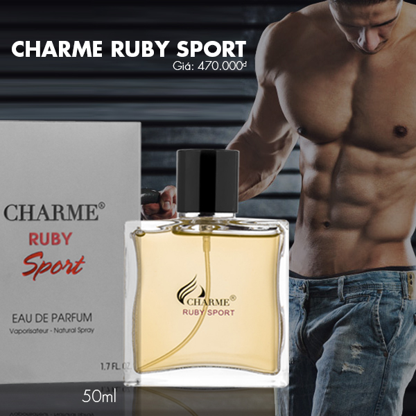 Nước hoa nam Charme Ruby Sport