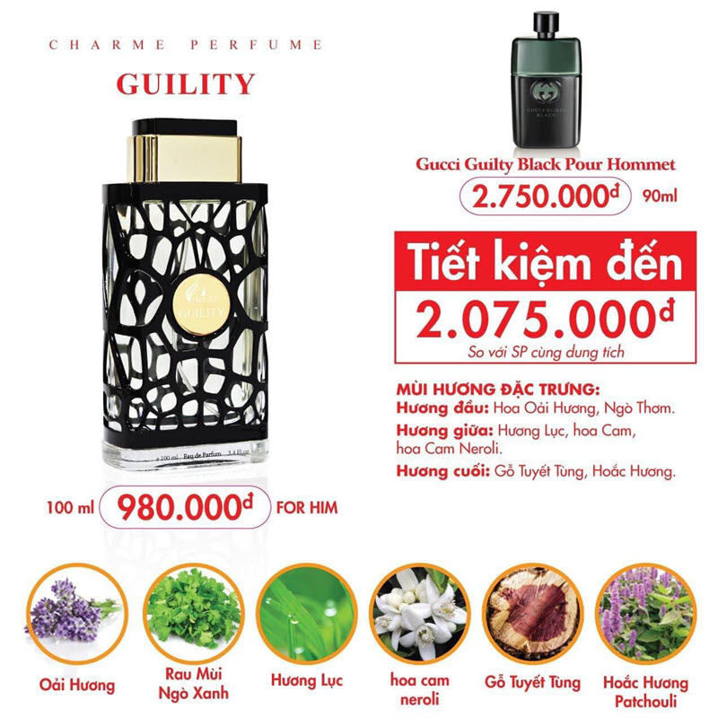 Nước Hoa Guility Charme