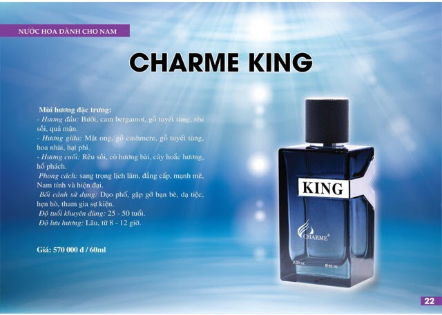 Nước hoa Charme King 60ml