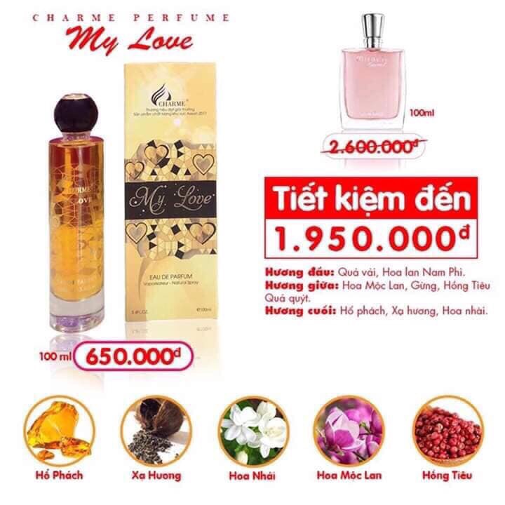 Nước Hoa Nữ Chame My Love