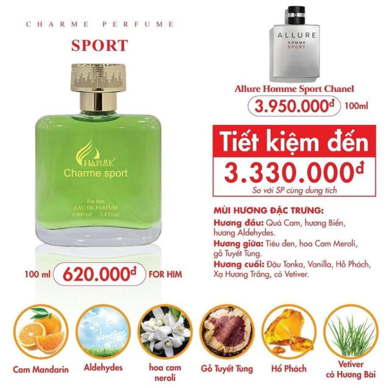 Nước Hoa Sport Charme