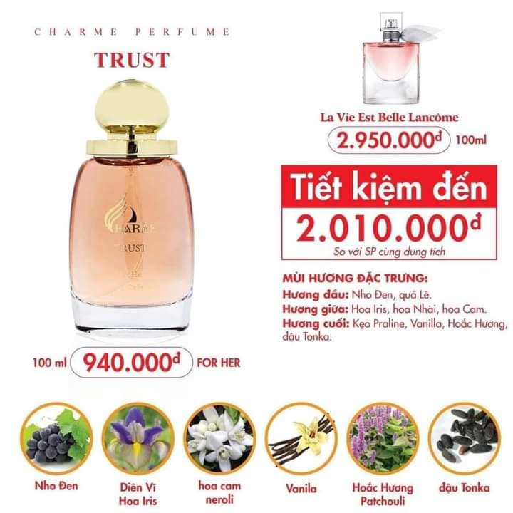  Nước Hoa Trust Charme