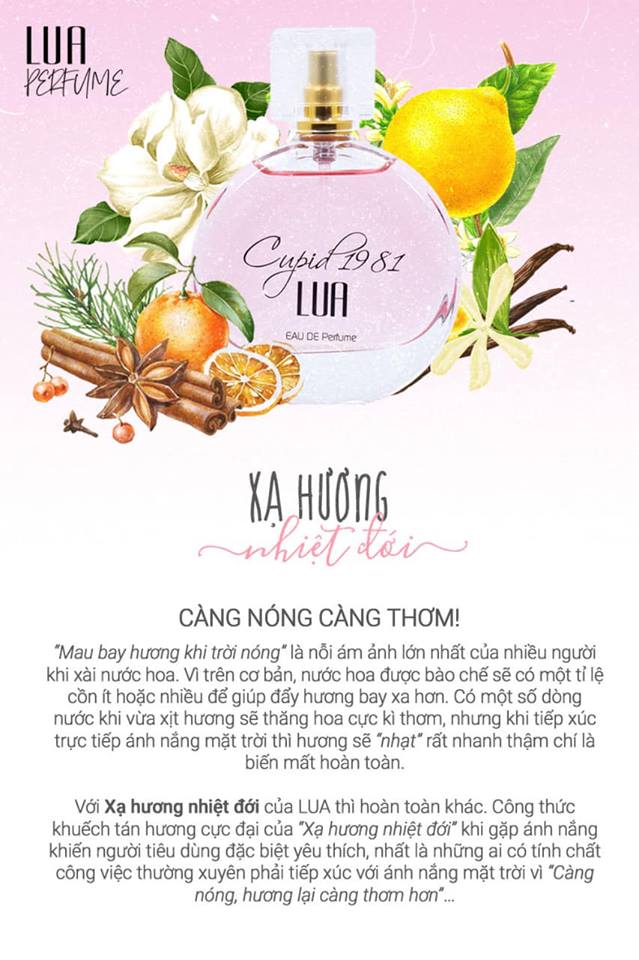 Nước hoa LUA xạ hương nhiệt đới