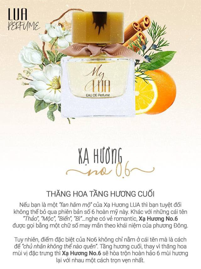 Nước hoa Lua mùi xạ Hương