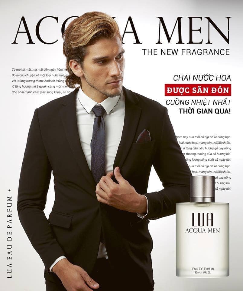 Nước Hoa Nam Acqua Men Lua được review bởi Diễm Thúy và Lương Thế Thành