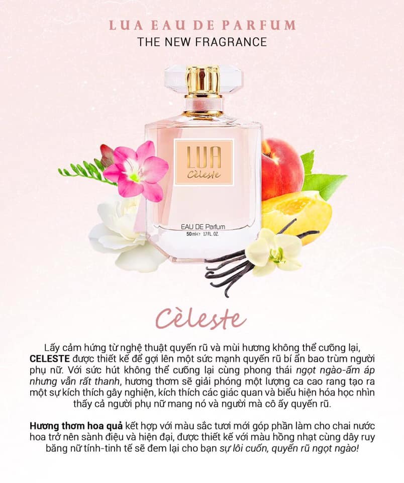 Nước Hoa Lua Cèleste 50ml mới