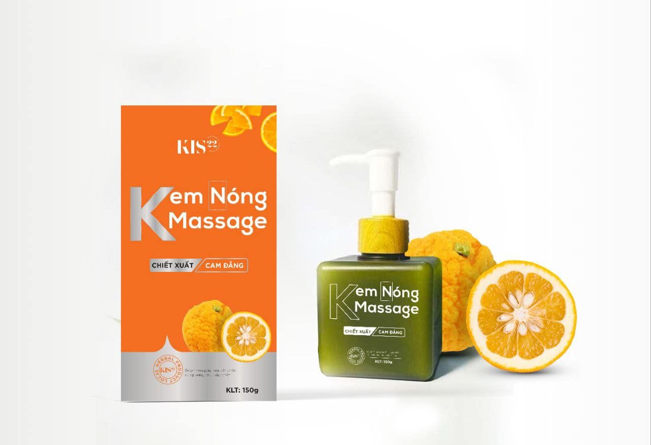 KEM NÓNG MASSAGE KIS22 - LẤY LẠI VÒNG EO CON KIẾN