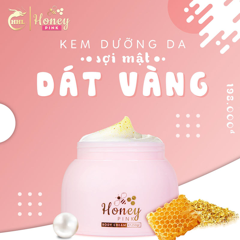 Kem Trắng da toàn thân Honey Pink Body Zoley