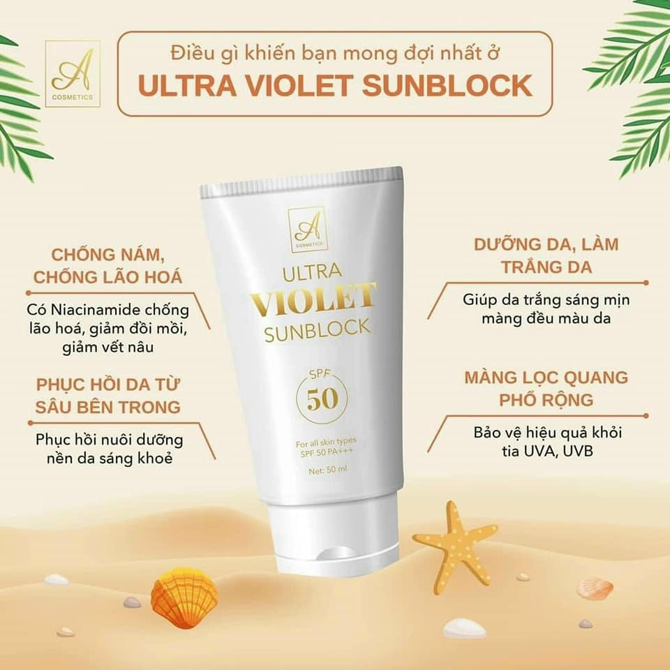 Kem chống nắng A Cosmetic 50ml