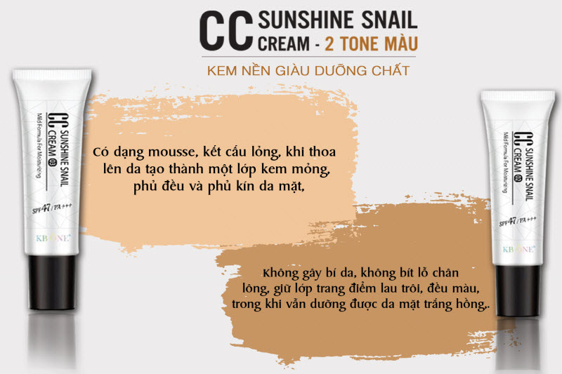 Kem che khuyết điểm CC Crea zoley kbone