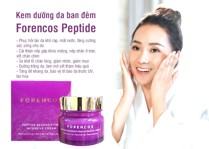 kem dưỡng trắng da ban đêm forencos