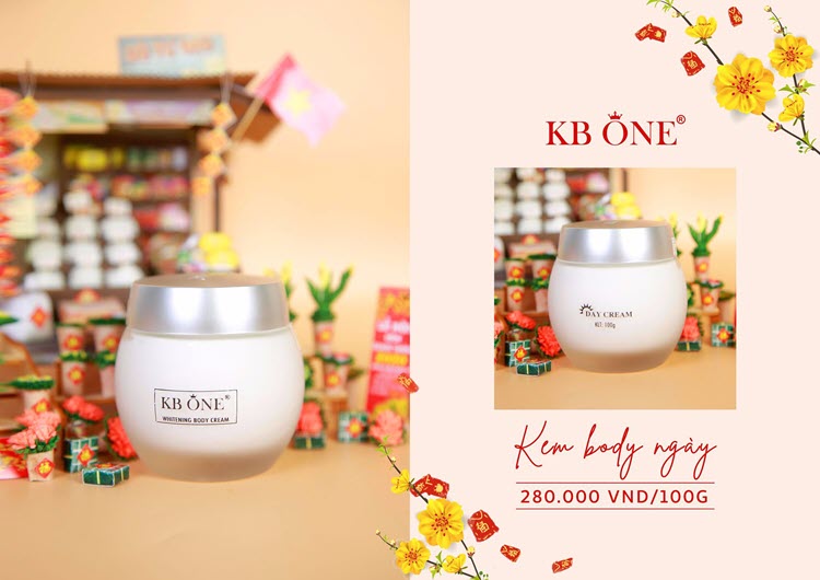 Kem trắng da ban ngày kbone 100g 2020