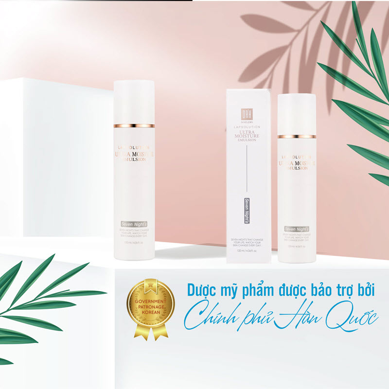 Nhũ Tương Dưỡng Ẩm Seven Night's Lap Solution Ultra Moisture Emulsion