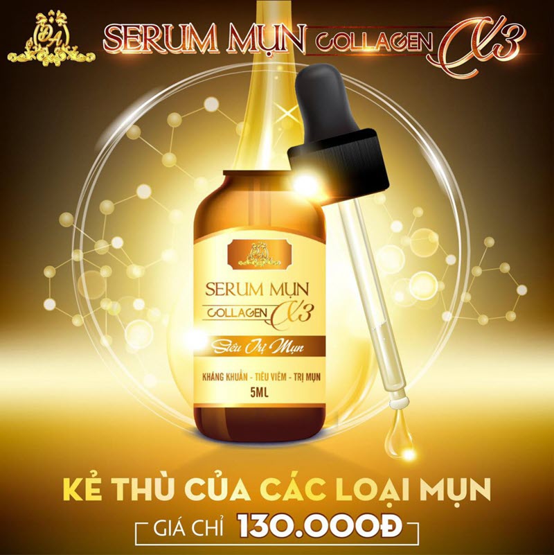 Serum trị mụn Đông Anh Collagen X3