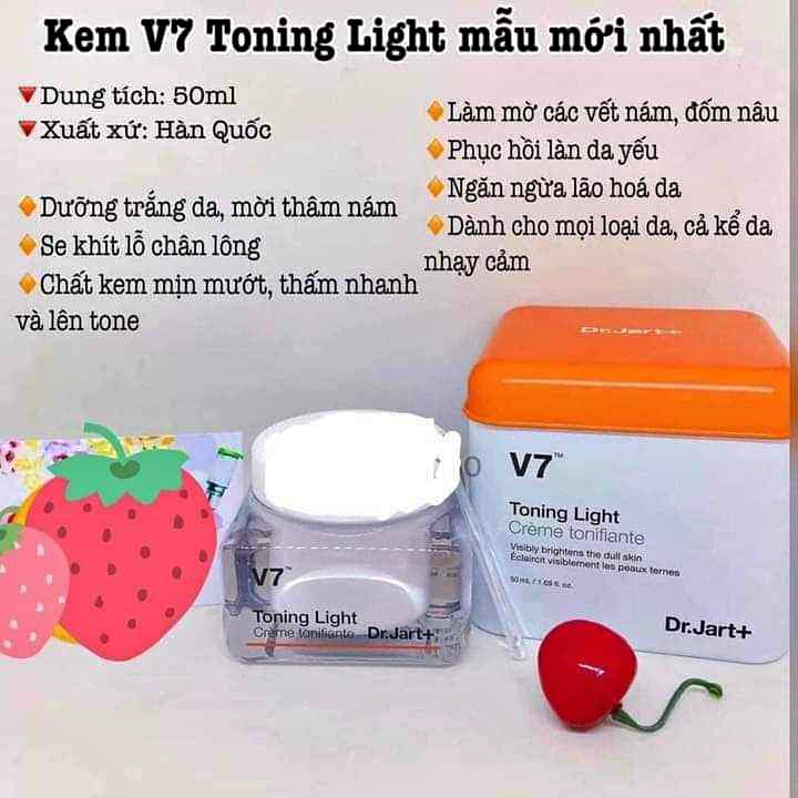 Kem Trắng da V7 Hàn Quốc 50ml