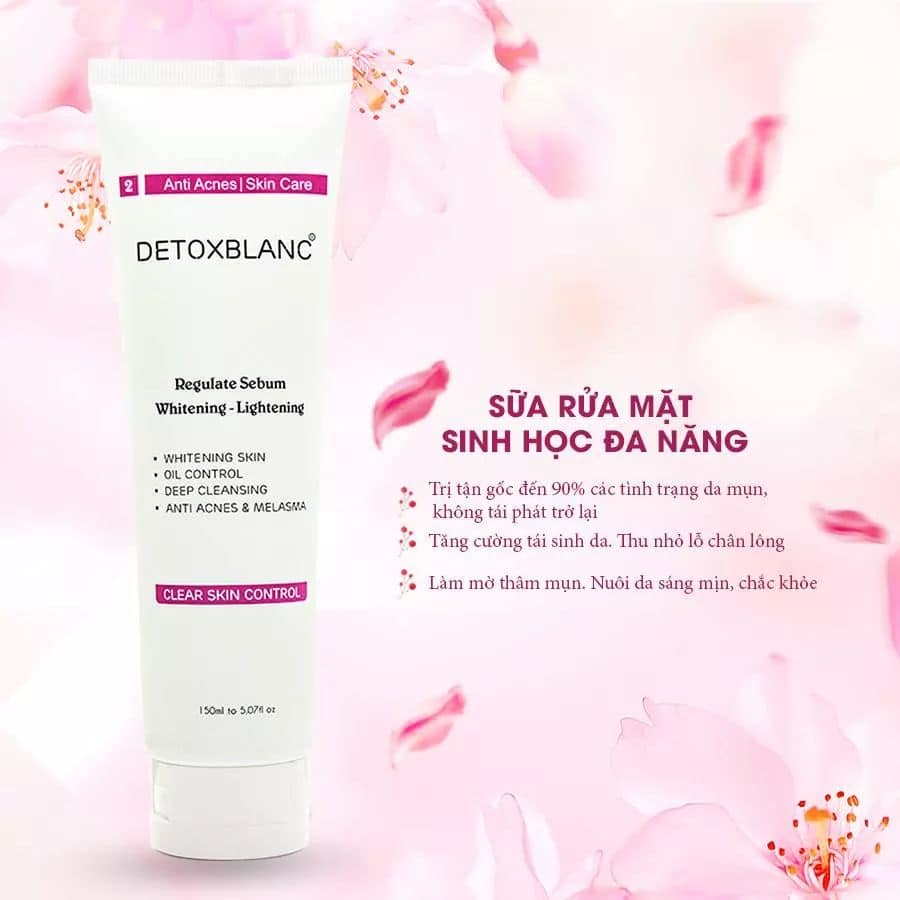 Sữa rửa mặt Sinh Học Detox Blanc