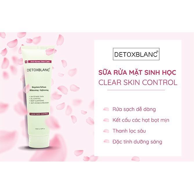 Sữa rửa mặt Sinh Học Detox Blanc