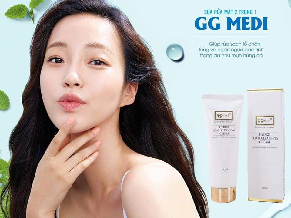 Sữa rửa mặt sáng da GGmedi 2 trong 1