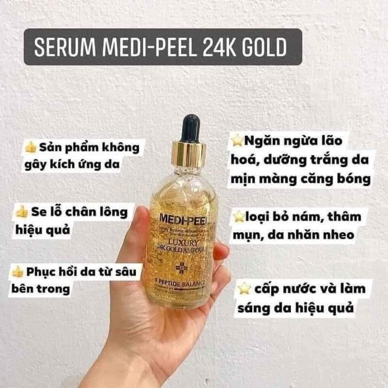 Tinh Chất Vàng Medi Peel Luxury 24K Gold Ampoule