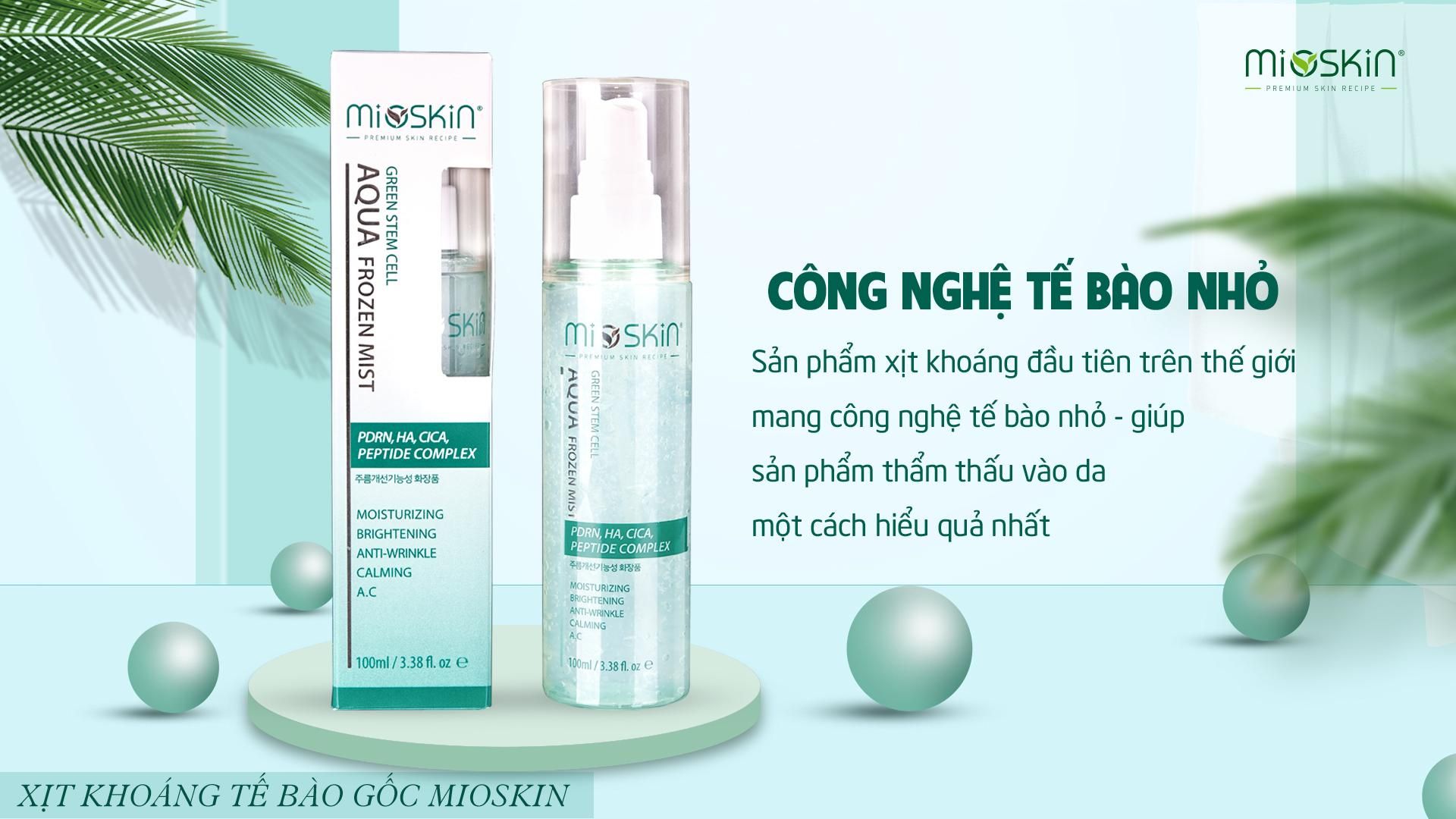 Xịt Khoáng Dưỡng Tế Bào Gốc Mioskin-Mỹ Phẩm Zoley KBONE