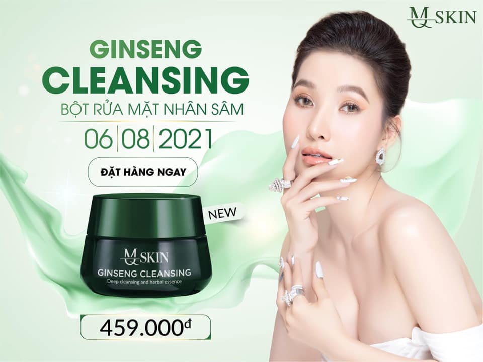 Bột rửa mặt nhân sâm MQ Skin