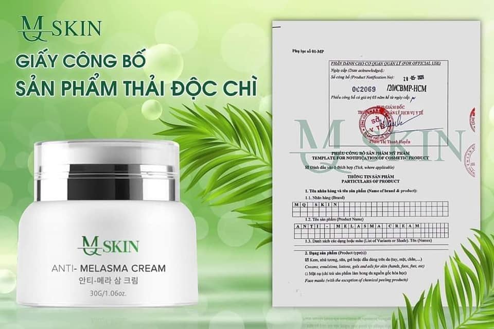 Kem thải độc tố chì Nhân Sâm MQ Skin