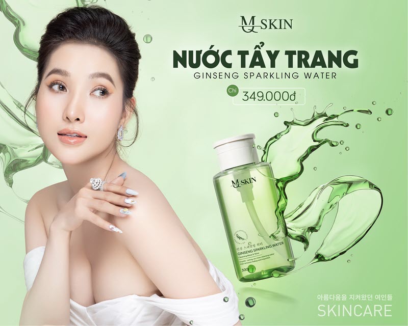 Nước tẩy trang nhân sâm MQSKIN