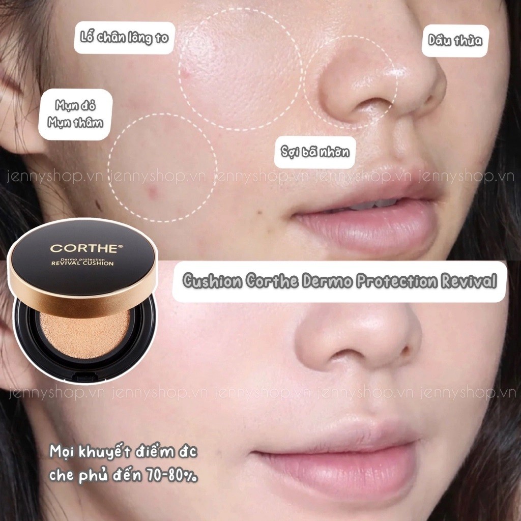 Phấn Nước Corthe Dermo Protection Revival Cushion Spf50+ / PA+++