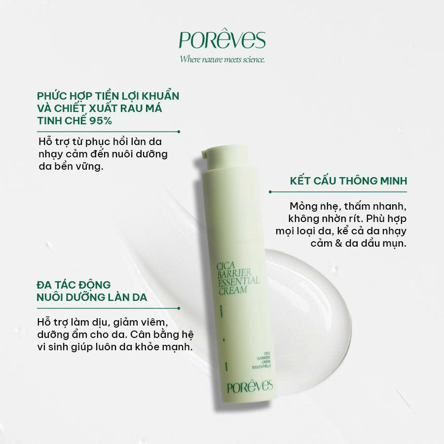 Kem Dưỡng Porêves