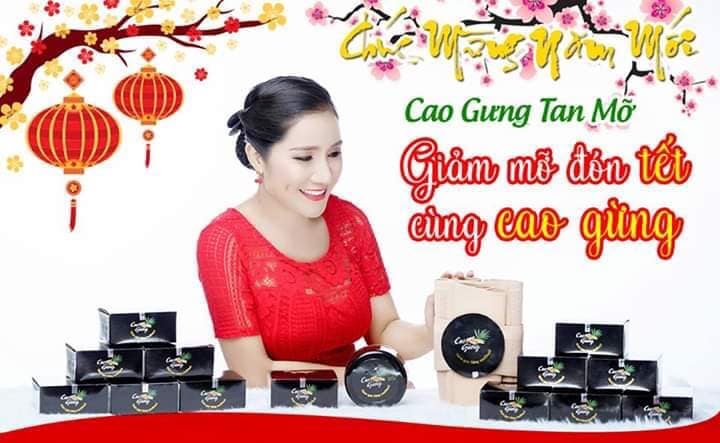 Cao Gừng tan mỡ bụng