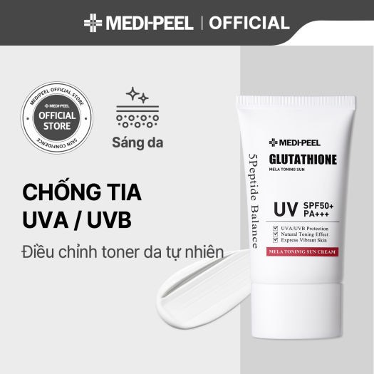 KEM CHỐNG NẮNG MEDI-PEEL BIO INTENSE GLUTATHIONE MELA TONING SUN CREAM SPF50+ 50ML