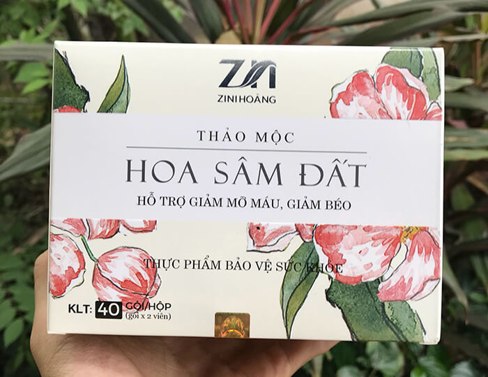 Trà hoa sâm đất  giảm mỡ bụng sau sinh tốt nhất