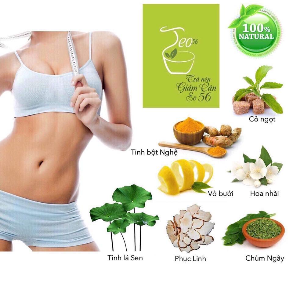 Trà giảm cân viên nén eo 56