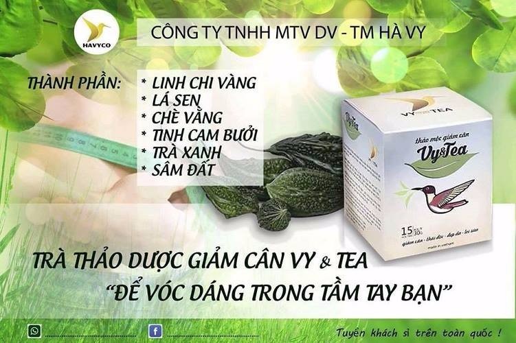 Trà thảo mộc Vy Tea giảm cân nhanh