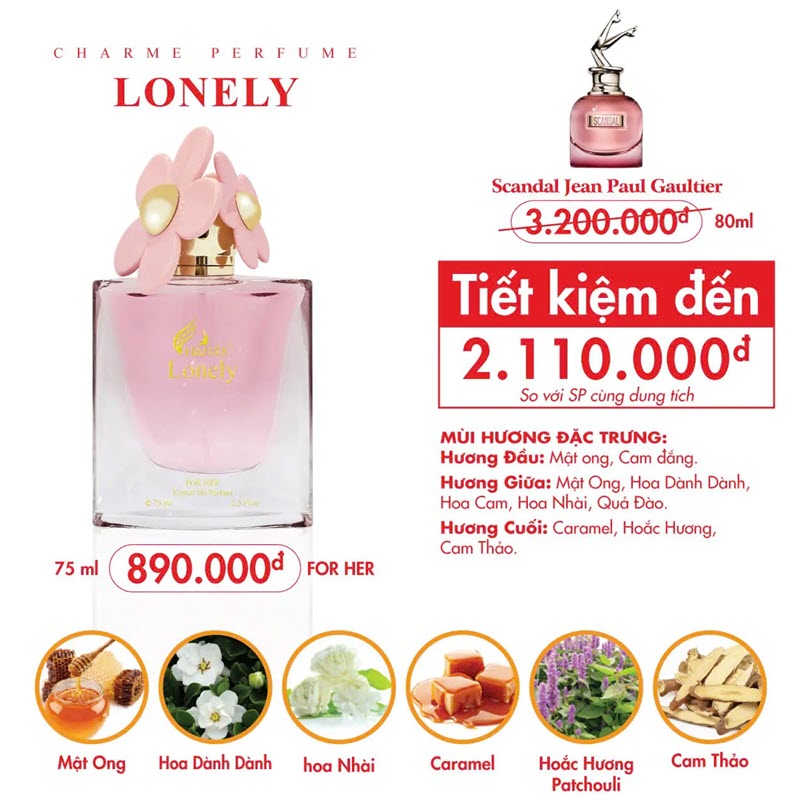 Nước Hoa Lonely Charme