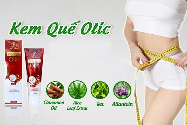 công dụng Kem quế Olic