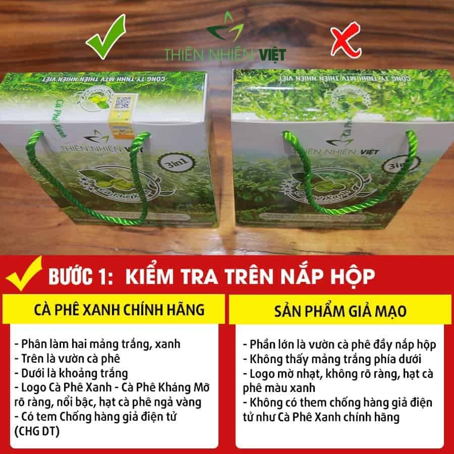 Phân Biệt cafe xanh chính hãng