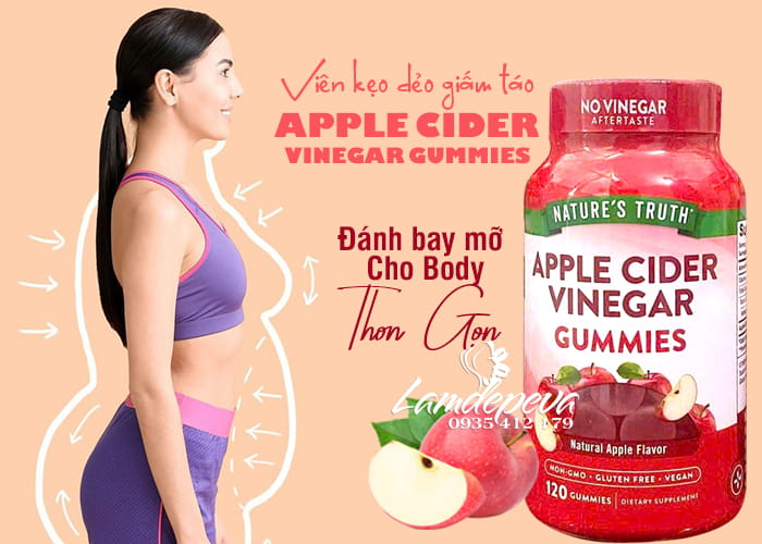 Kẹo Dẽo Giấm Táo