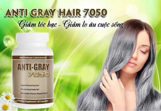 Viên Uống Trị Tóc bạc Sớm