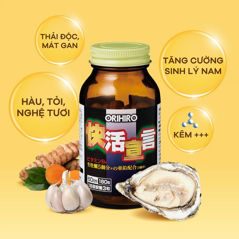 Tinh Chất Hàu Tỏi Nghệ Orihiro