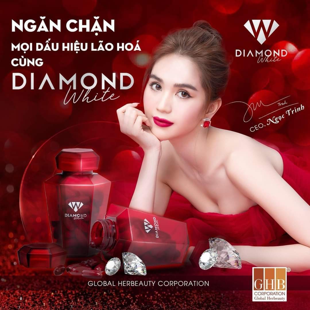 Viên uống trắng da beauty diamond white Ngoc trinh